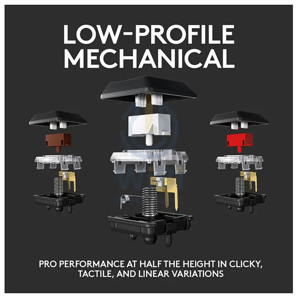 Logitech G915 LIGHTSPEED Mechanical Gaming Keyboard - Wireless / RGB / Clicky Accessories > Keyboard & Mouse > Gaming