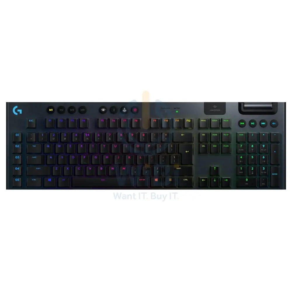 Logitech G915 LIGHTSPEED Mechanical Gaming Keyboard - Wireless / RGB / Clicky Accessories > Keyboard & Mouse > Gaming