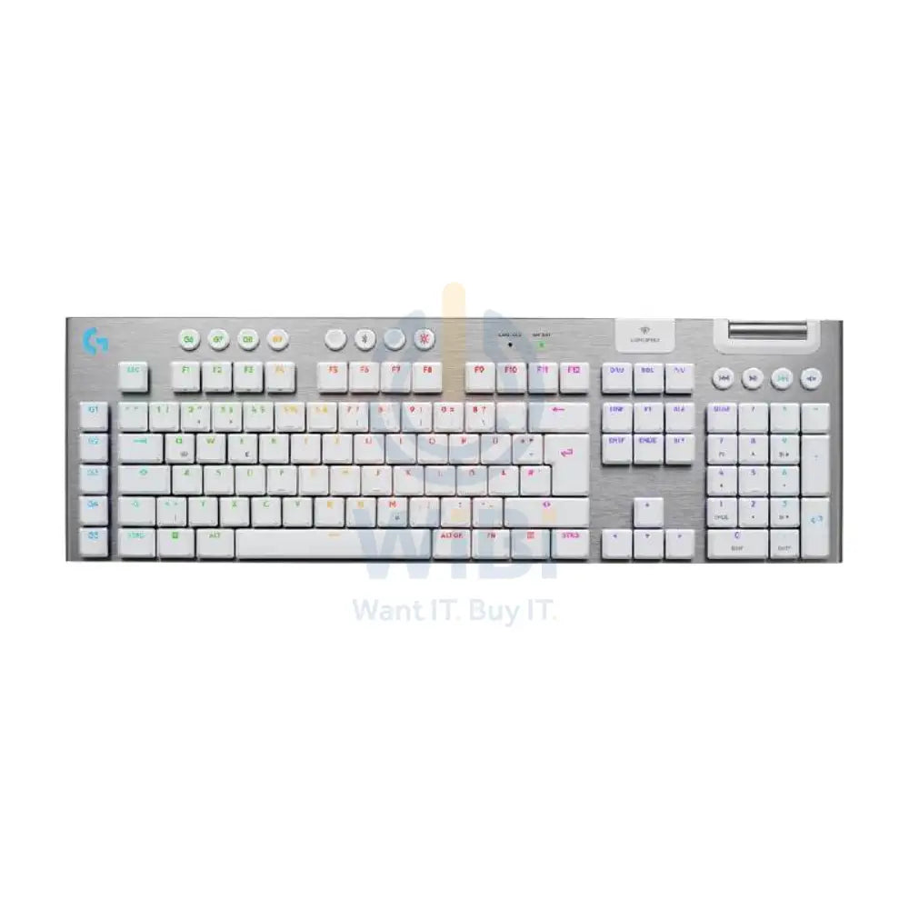 Logitech LIGHTSPEED Mechanical Gaming Keyboard - Wireless / RGB / Tactile / White Accessories > Keyboard & Mouse