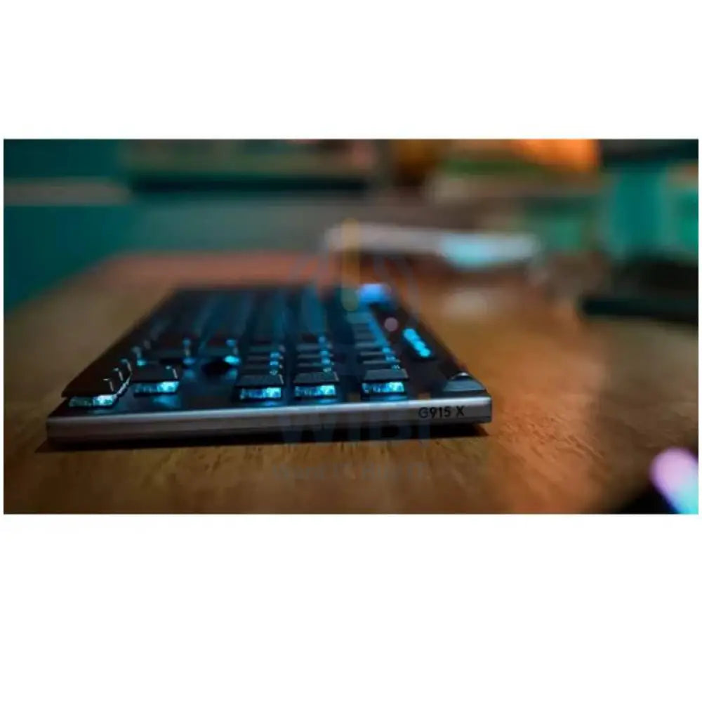 Logitech G915 X LIGHTSPEED TKL Mechanical Gaming Keyboard - Wireless / RGB / Clicky / Black Accessories > Keyboard &