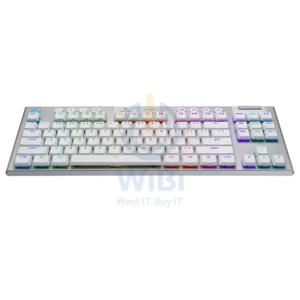 Logitech G915 X LIGHTSPEED TKL Mechanical Gaming Keyboard - Wireless / RGB / Tactile / White Accessories > Keyboard &