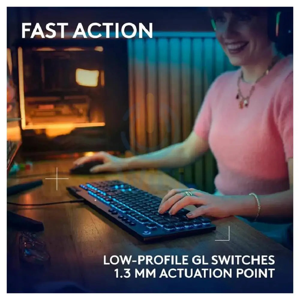 Logitech G915 X Wired Mechanical Gaming Keyboard - Wired / RGB / Tactile Accessories > Keyboard & Mouse