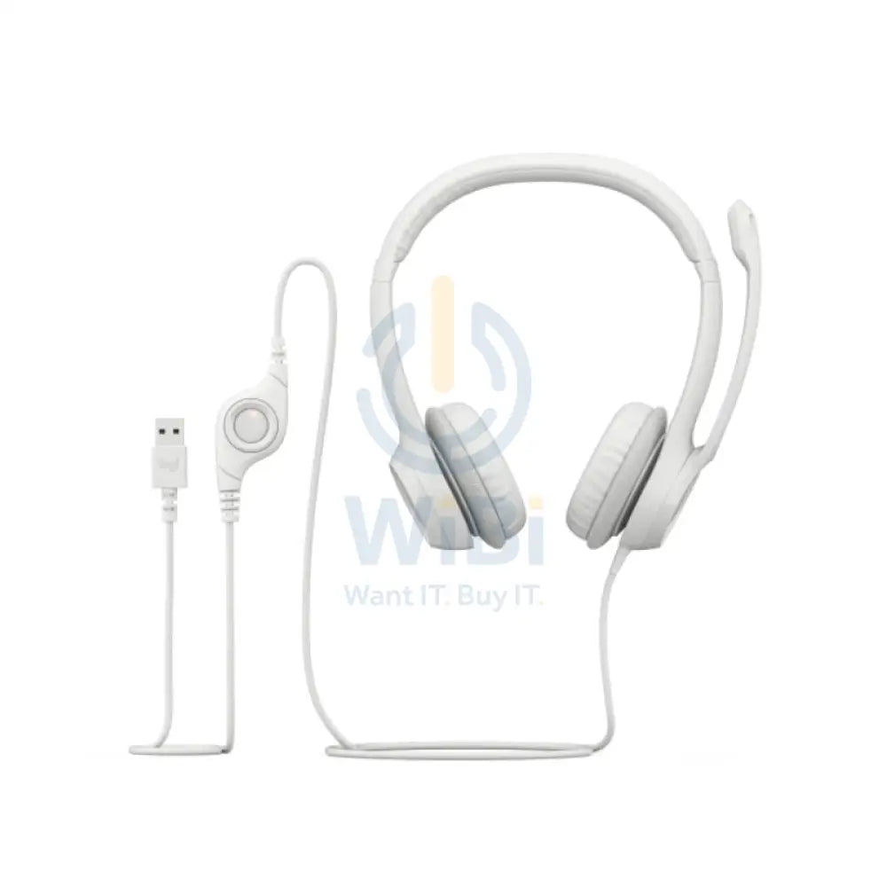 Logitech H390 USB Headset - White Accessories > Audio > Headphones