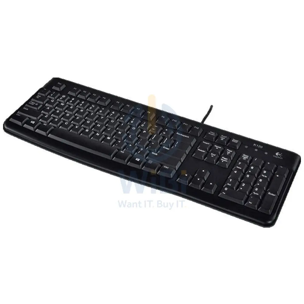 Logitech K120 - Wired / USB 2.0 / Arb/Eng / Black - Keyboard - Cables & Peripherals