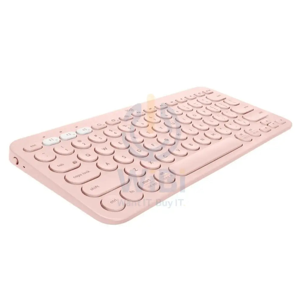Logitech K380 Multi-Device Bluetooth Keyboard - Rose Accessories > Keyboard & Mouse