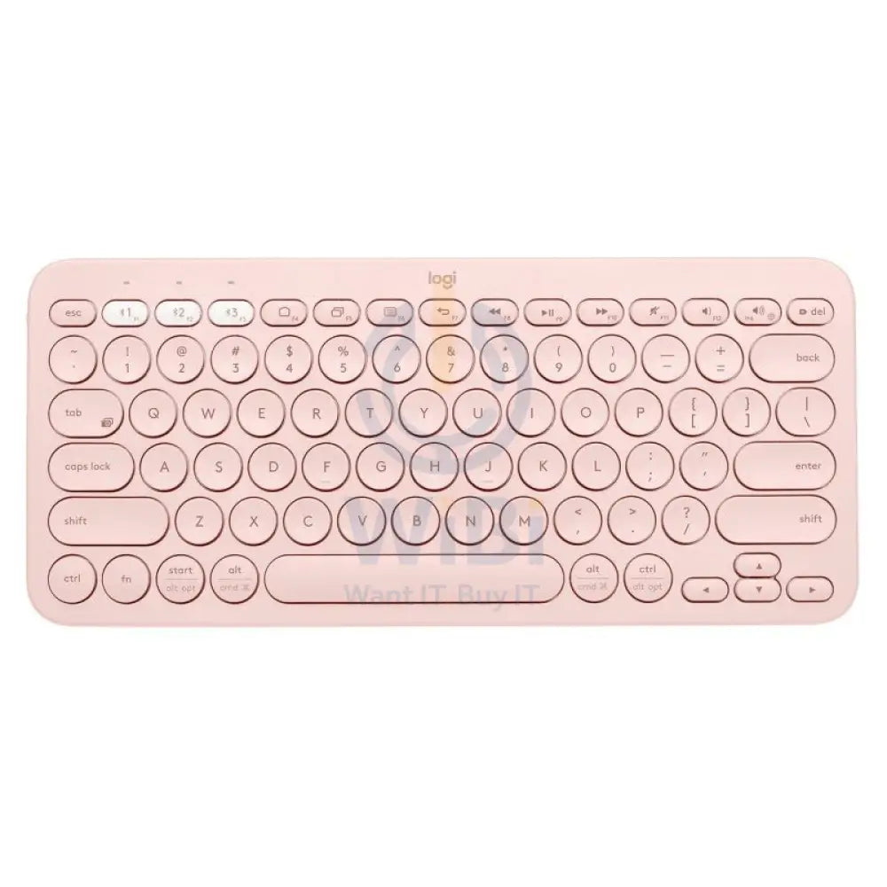 Logitech K380 Multi-Device Bluetooth Keyboard - Rose Accessories > Keyboard & Mouse