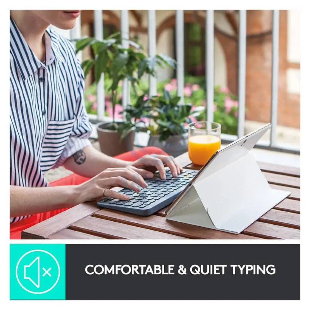 Logitech K380 Multi-Device Keyboard - Bluetooth / Dark Grey - Keyboard Accessories > Keyboard & Mouse