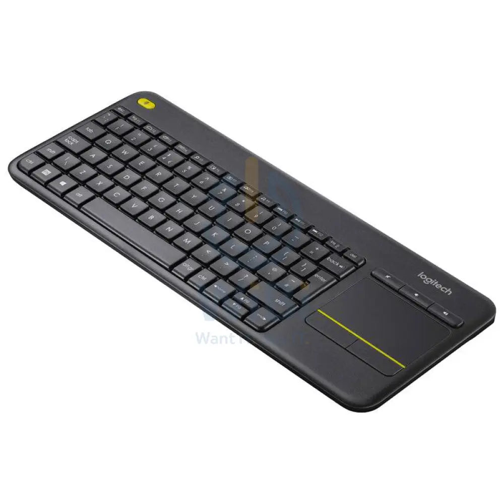Logitech K400 Plus Wireless Touch Keyboard - 2.40GHz / Up to 10m / Wi-Fi / Black - Keyboard - Cables & Peripherals