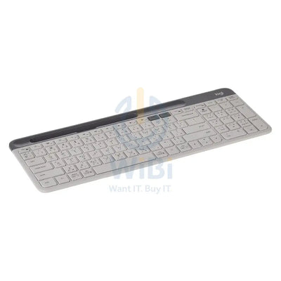 Logitech K580 Slim Multi-Device Wireless Keyboard - Off White / Arabic/English Accessories > Keyboard & Mouse