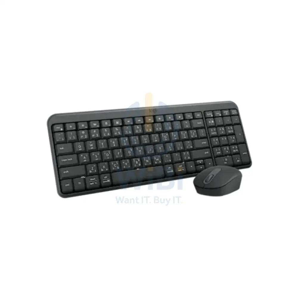 Logitech MK250 Compact Bluetooth Keyboard & Mouse Combo - Wireless / Arabic/English / Black Accessories > Keyboard &