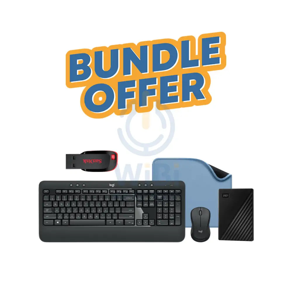 Logitech MK540 Wireless Keyboard & Mouse Combo + Logitech Mouse Pad Studio Series Blue/Grey + SanDisk Cruzer Blade