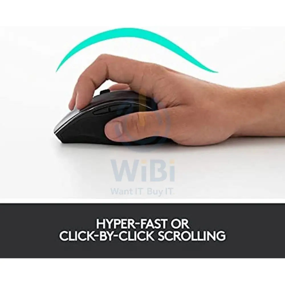 Logitech MK710 Performance Wireless Combo - 2.40GHz / Up to 10m / USB Wireless Receiver / Arb/Eng / Black - Keyboard &