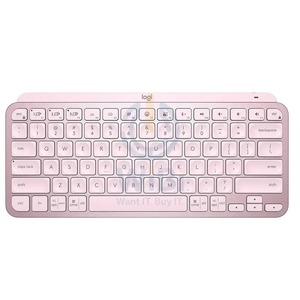 Logitech MX Keys Mini Bluetooth Illuminated Keyboard English - Rose Pink Accessories > Keyboard & Mouse
