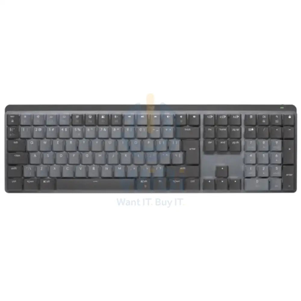 Logitech MX Mechanical Wireless Illuminated Performance Keyboard Clicky - Graphite Accessories > Keyboard & Mouse
