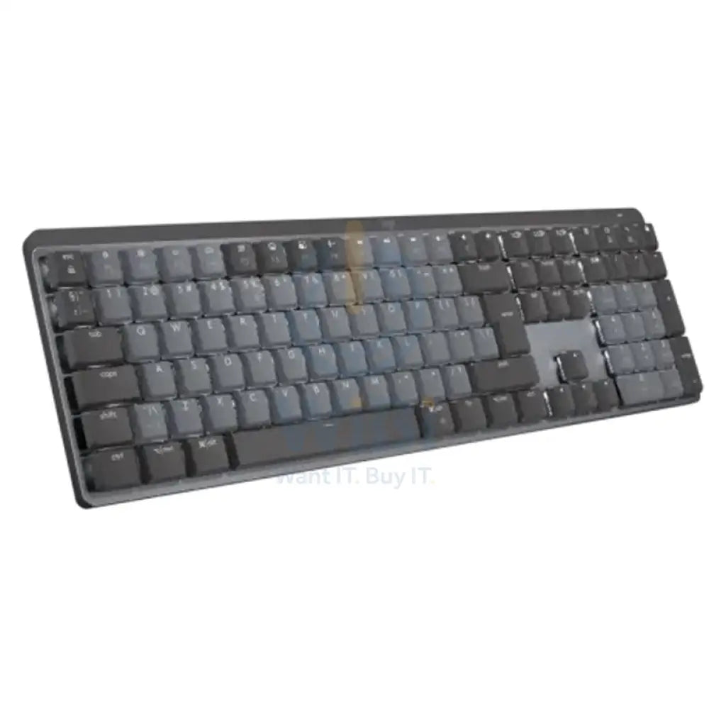 Logitech MX Mechanical Wireless Illuminated Performance Keyboard Clicky - Graphite Accessories > Keyboard & Mouse