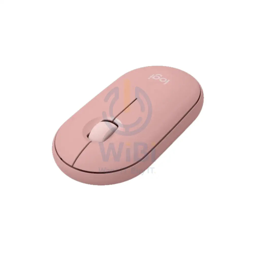 Logitech Pebble Mouse 2 M350S / Wireless / Bluetooth Mouse - Tonal Rose Accessories > Keyboard & Mouse
