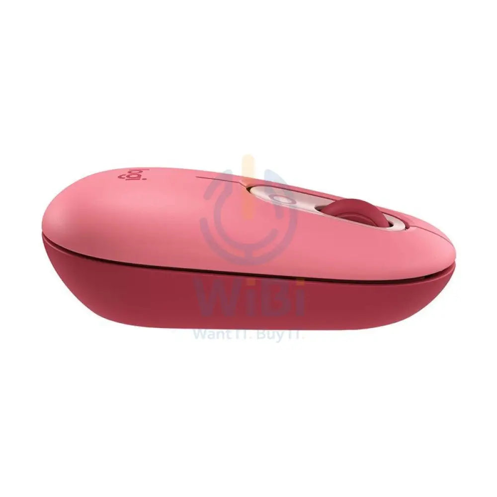 Logitech POP with Emoji Wireless/Bluetooth Mouse-Pink Accessories > Keyboard & Mouse