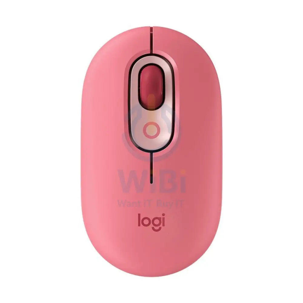 Logitech POP with Emoji Wireless/Bluetooth Mouse-Pink Accessories > Keyboard & Mouse