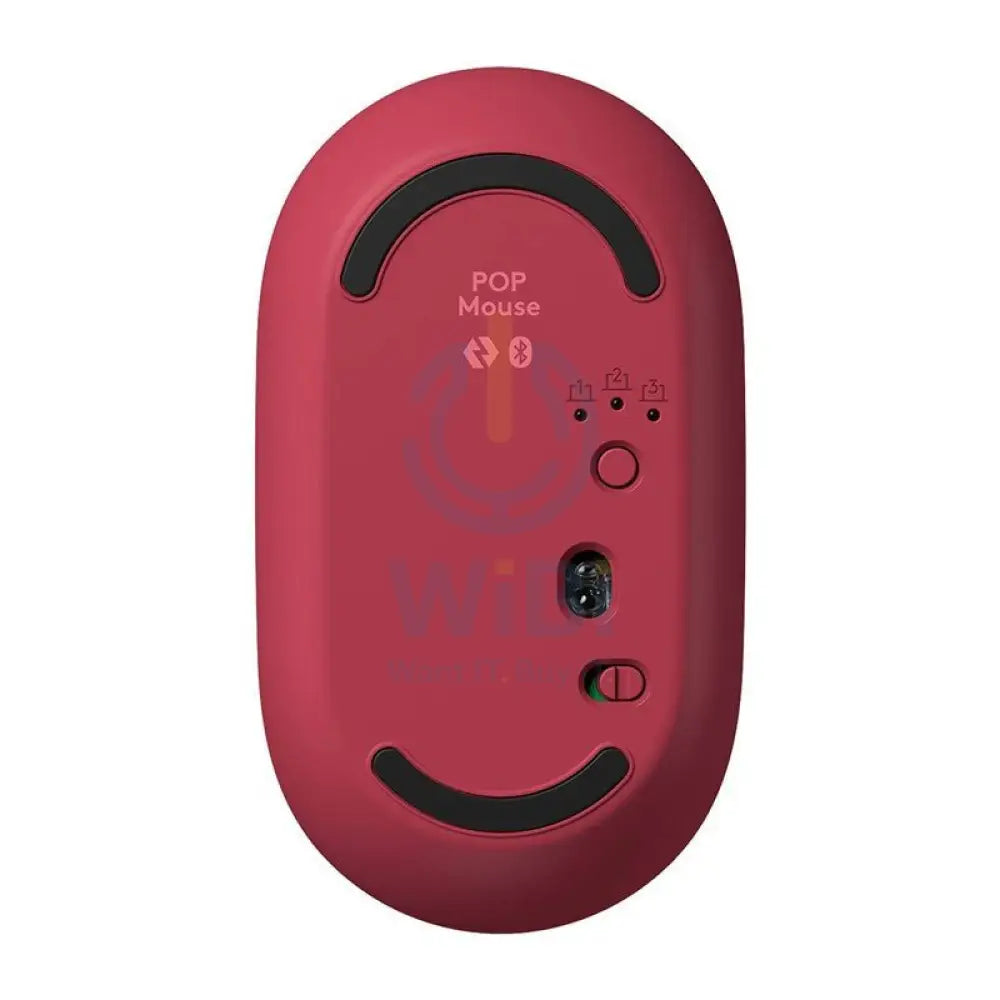 Logitech POP with Emoji Wireless/Bluetooth Mouse-Pink Accessories > Keyboard & Mouse