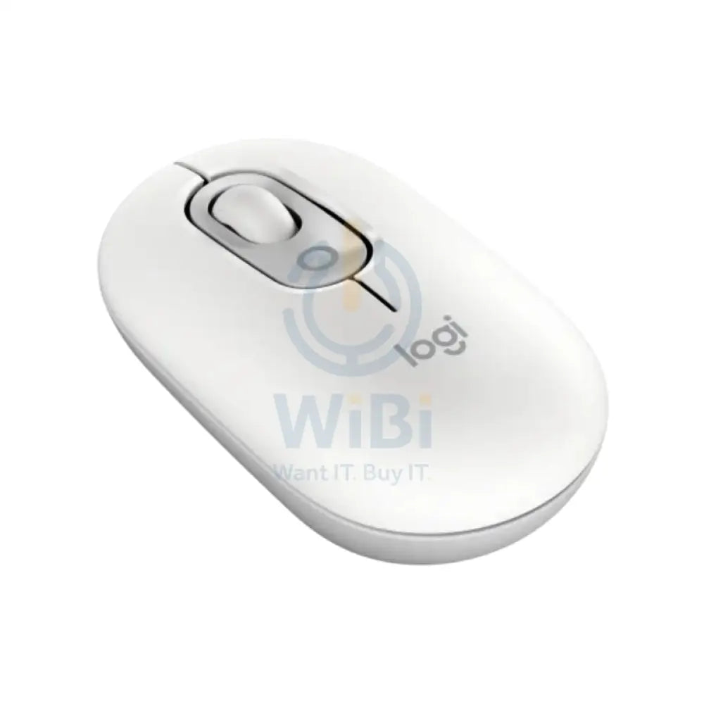 Logitech POP with Emoji Wireless Mouse - Bluetooth / Off-White Accessories > Keyboard & Mouse