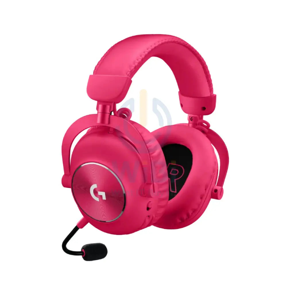 Logitech PRO X2 LIGHTSPEED Gaming Headset - Wireless / Bluetooth / Pink Accessories > Audio > Headphones