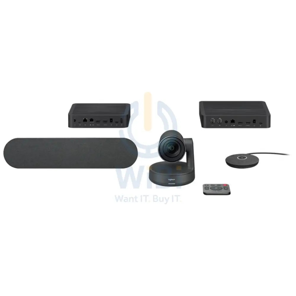 Logitech Rally Video Conferencing Kit - 4K / HDMI / LAN / USB-C / USB 3.1 / Black Cameras > Conference Camera & Kit