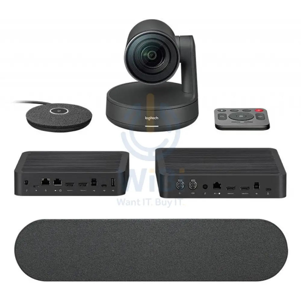 Logitech Rally Video Conferencing Kit - 4K / HDMI / LAN / USB-C / USB 3.1 / Black Cameras > Conference Camera & Kit