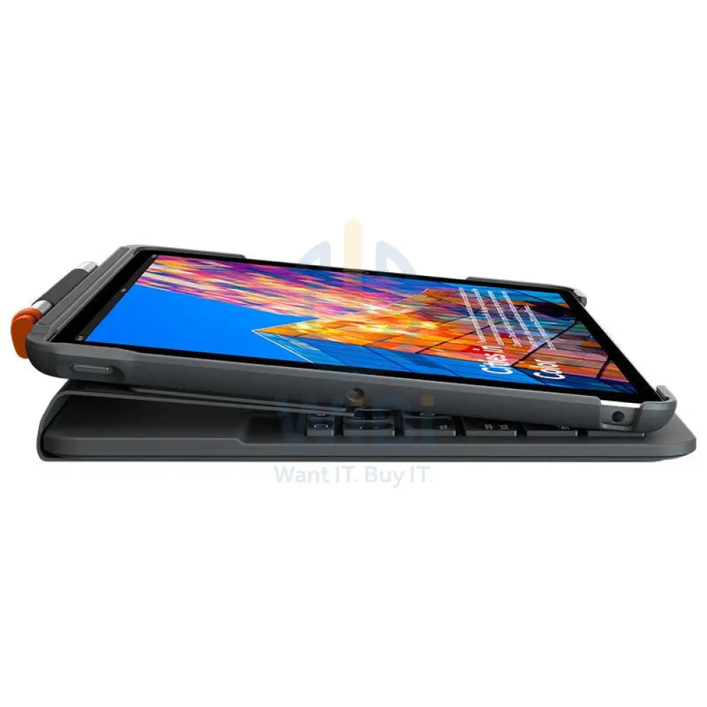 Logitech Slim Keyboard Folio for iPad Air 10.5’’ (3rd Generation) - Graphite / Arabic Accessories > Mobiles & Tablets >