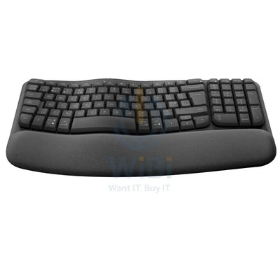Logitech Wave Bluetooth Ergonomic keyboard - Graphite - Arb/Eng Accessories > Keyboard & Mouse > Gaming Zone > Offer