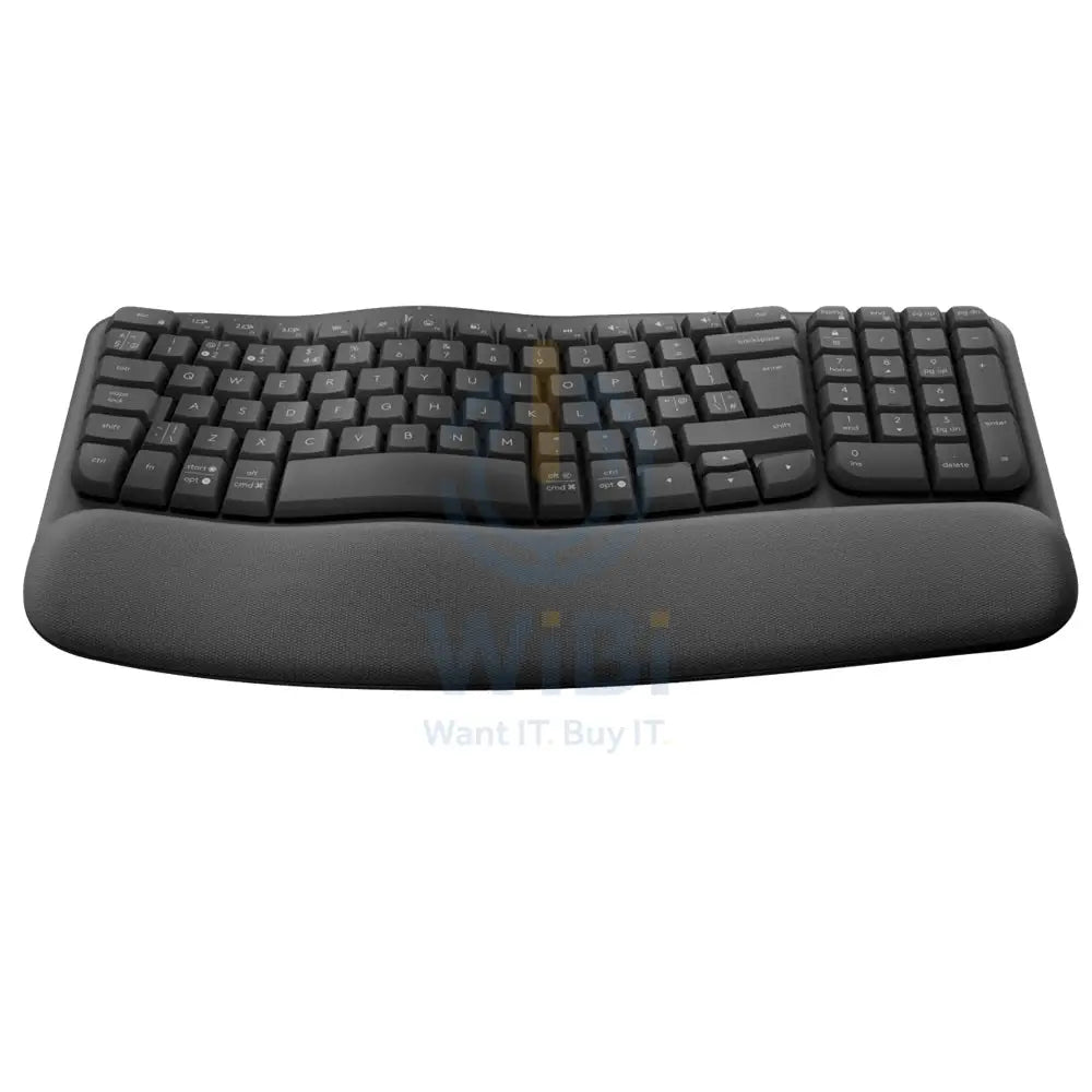 Logitech Wave Bluetooth Ergonomic keyboard - Graphite - Arb/Eng Accessories > Keyboard & Mouse > Gaming Zone > Offer