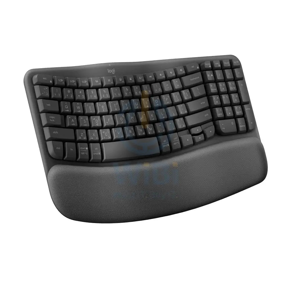 Logitech Wave Bluetooth Ergonomic keyboard - Graphite - Arb/Eng Accessories > Keyboard & Mouse > Gaming Zone > Offer