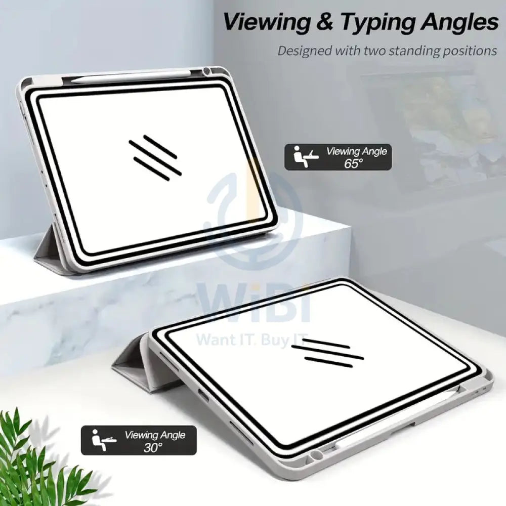 Magnetic Flip Smart Cover with Pencil Holder For iPad Air 11 inch Black Accessories > Mobiles & Tablets > Tablets >