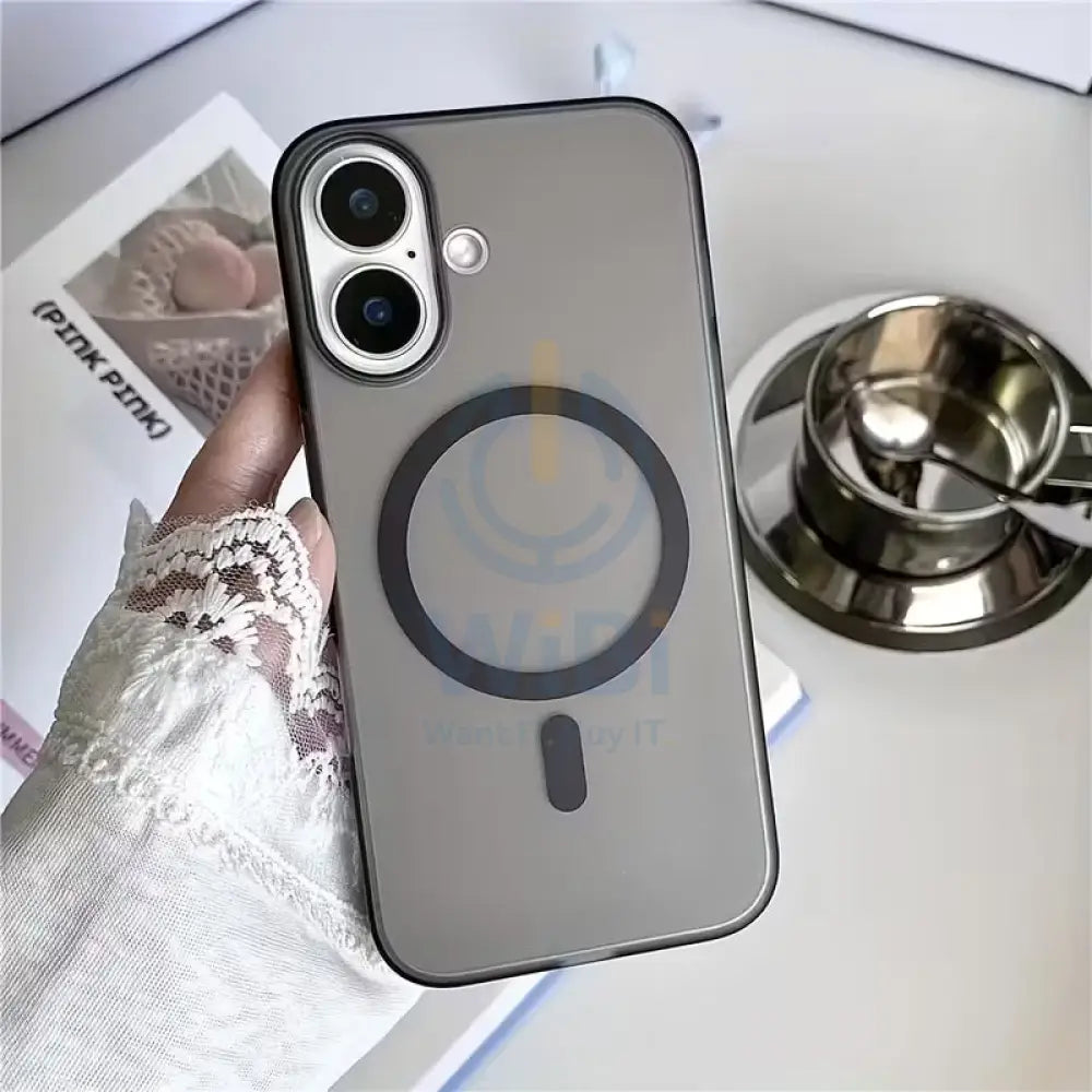 MagSafe Frosted Phone Case for iPhone 17 - Black Accessories > Mobiles & Tablets > Mobiles > Covers & Cases