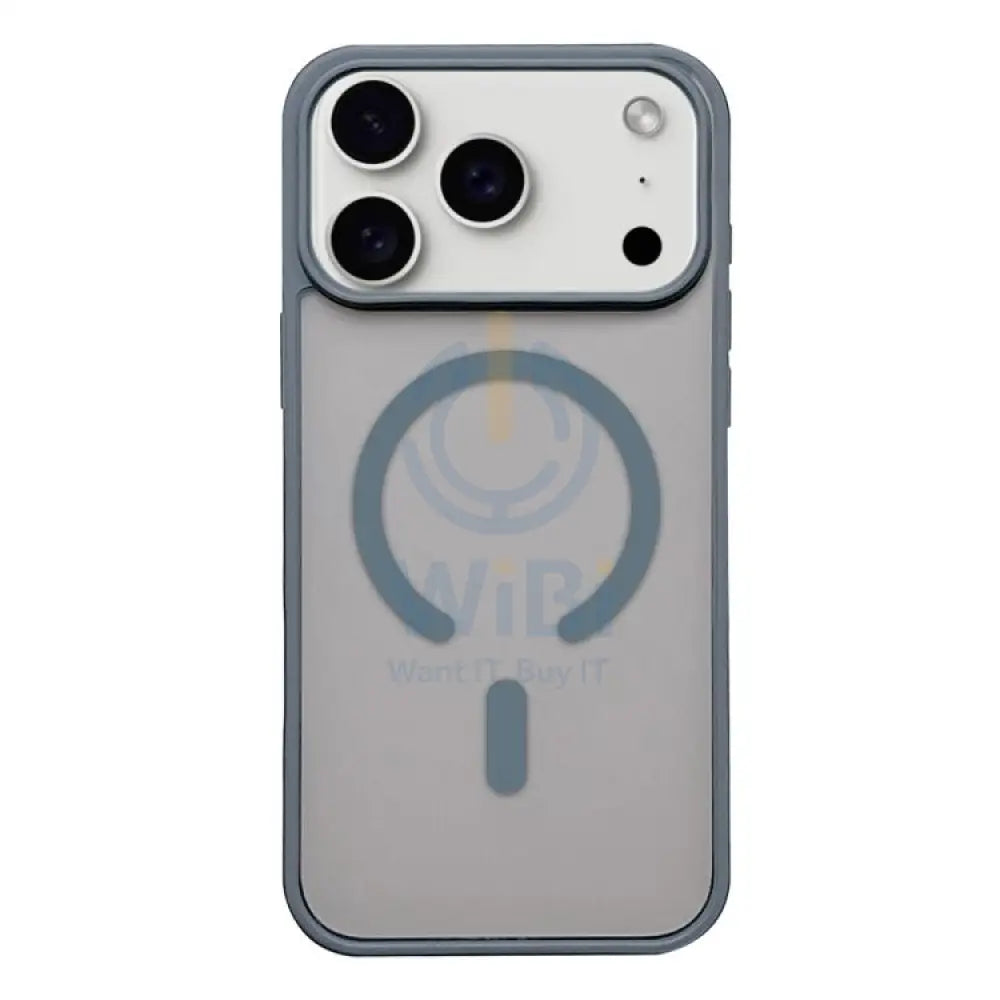 Magsafe Frosted Phone Case for iPhone 17 Pro - Grey Accessories > Mobiles & Tablets > Mobiles > Covers & Cases