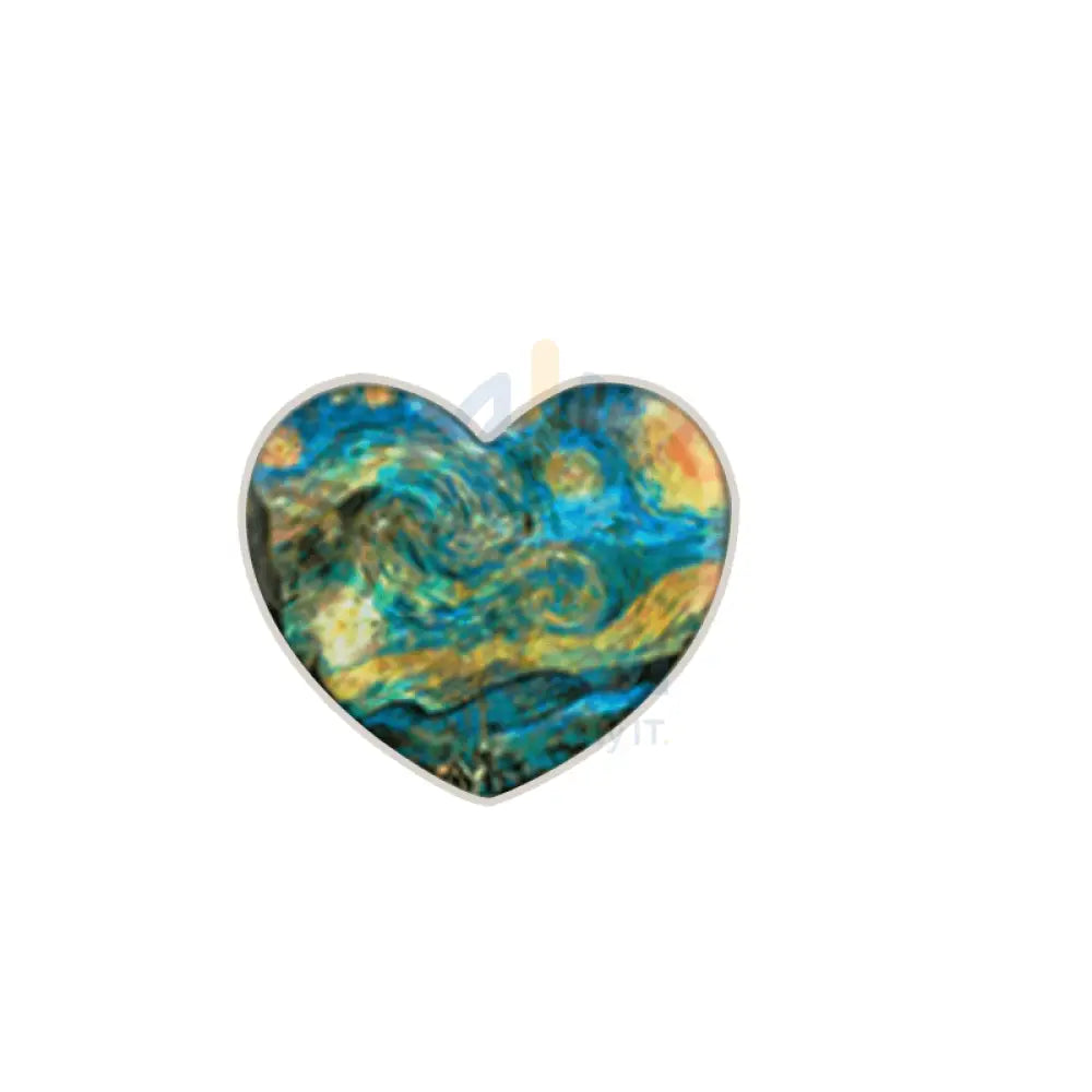 Man & Wood Smart Tok Heart Shape - Starry Night (Heart) Accessories > Mobiles & Tablets > Mobiles > Mobile Holder