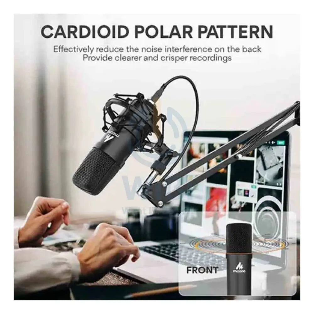 Maonocaster AU-A04 Professional Podcaster USB Microphone - Black Accessories > Audio > Microphone