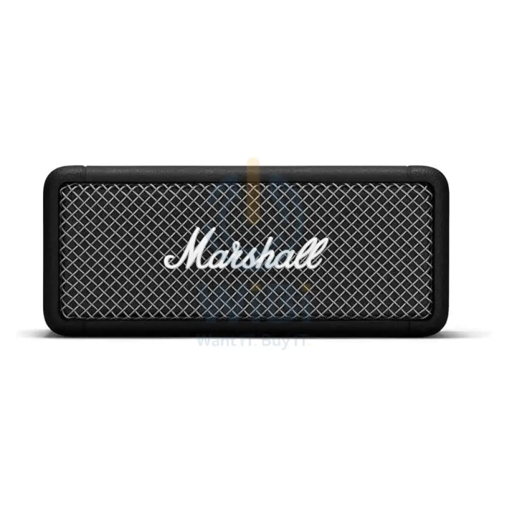 Marshall Emberton Compact Wireless Bluetooth Portable Speaker - Black Accessories > Audio > Speakers > Offer Zone