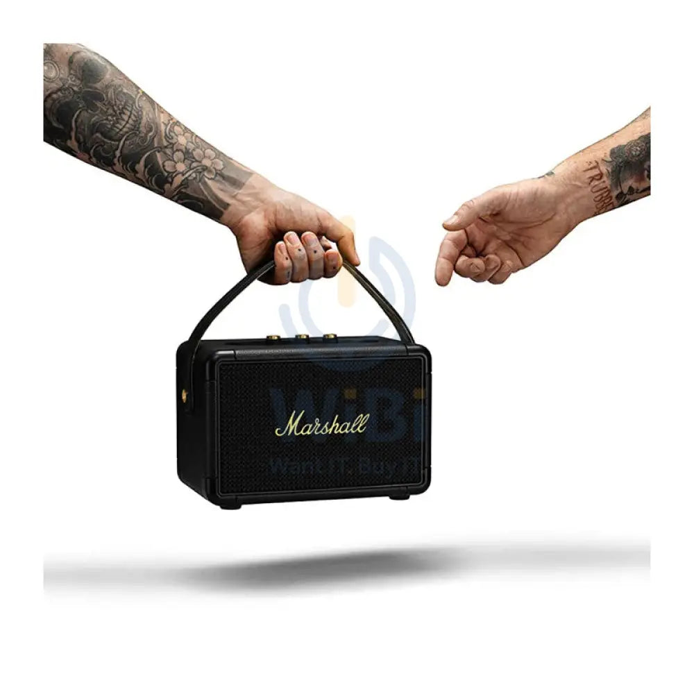 Marshall KILBURN II Wireless Bluetooth Portable Speaker - Black/Brass Accessories > Audio > Speakers > Offer Zone