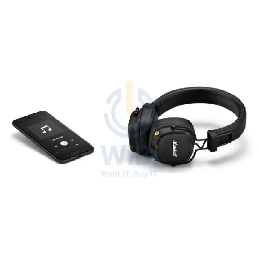 Marshall Major IV Wireless Headphones - Black Accessories > Audio > Headphones > Offer Zone