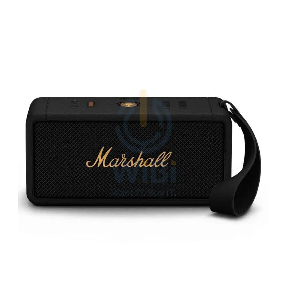 Marshall Middleton Portable Speaker - Black/Brass Accessories > Audio > Speakers > Offer Zone
