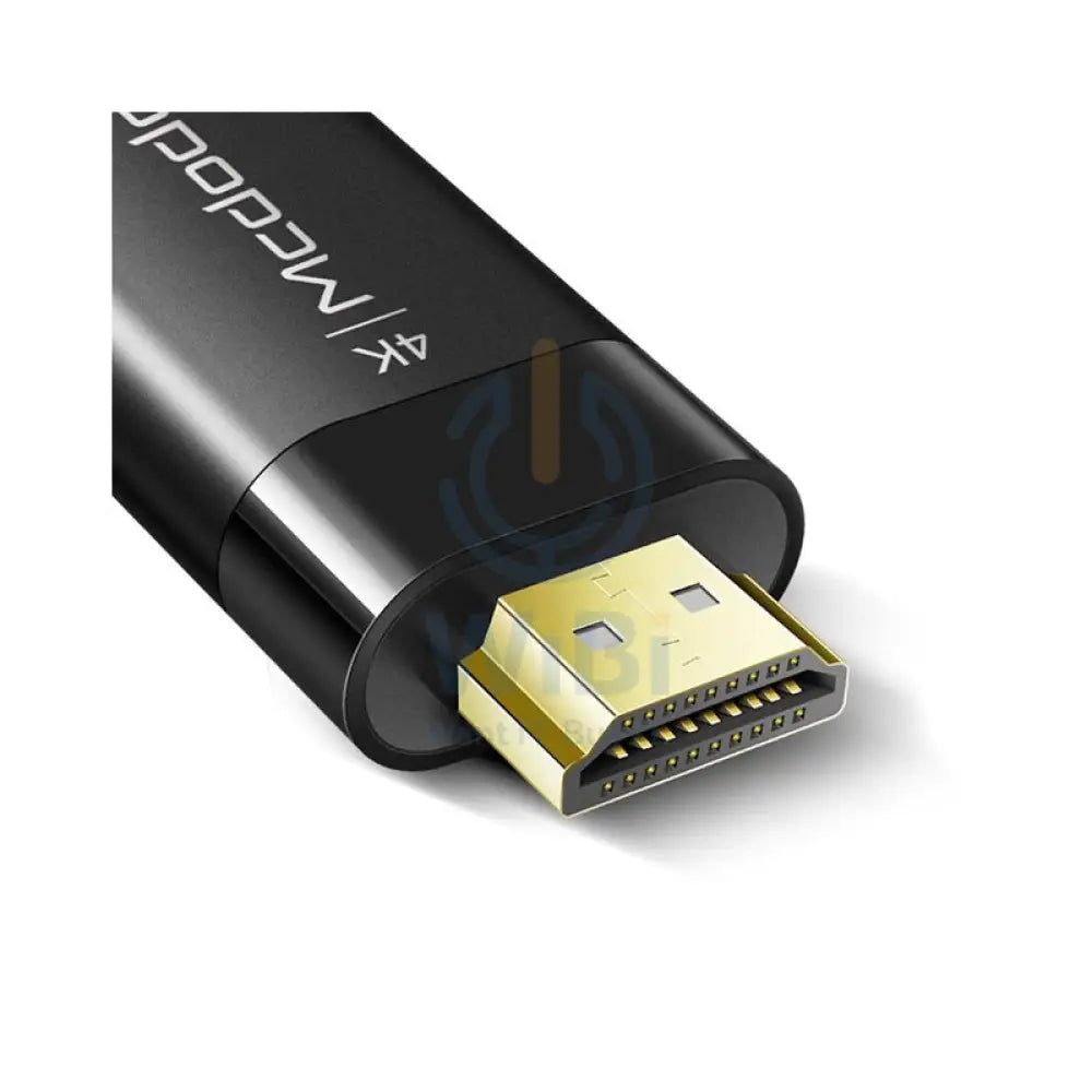 Mcdodo 4K High Resolution HDMI Cable - HDMI / USB-C / 2 Meters / Black