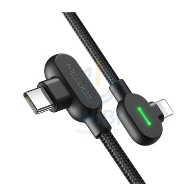 Mcdodo Buttom Series Charging Cable - 1.2 Meters / USB-C To Lightning / Black
