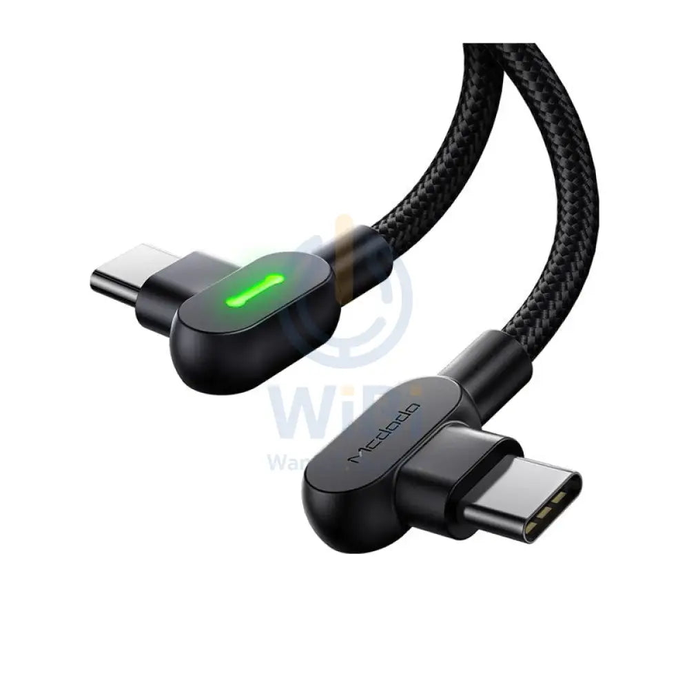 كابل شحن ماكدودو الاصدار بوتوم - 1.5 متر / USB-C إلى USB-C / أسود