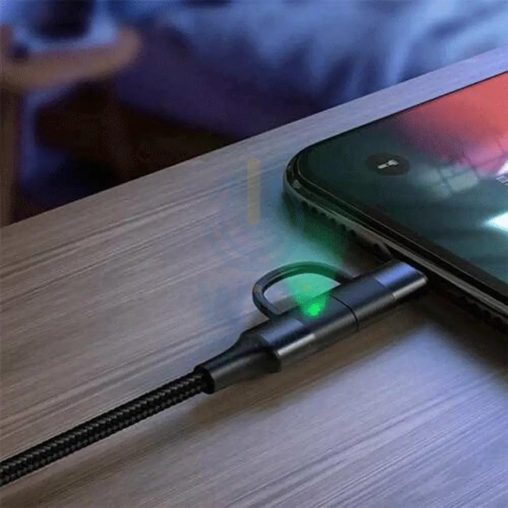 MCDODO CA-7120 Fast Charge Data Cable - 2 IN 1 PD Lightning / Type-C / 1.2 Meter / 60W / Black Accessories > Cables &