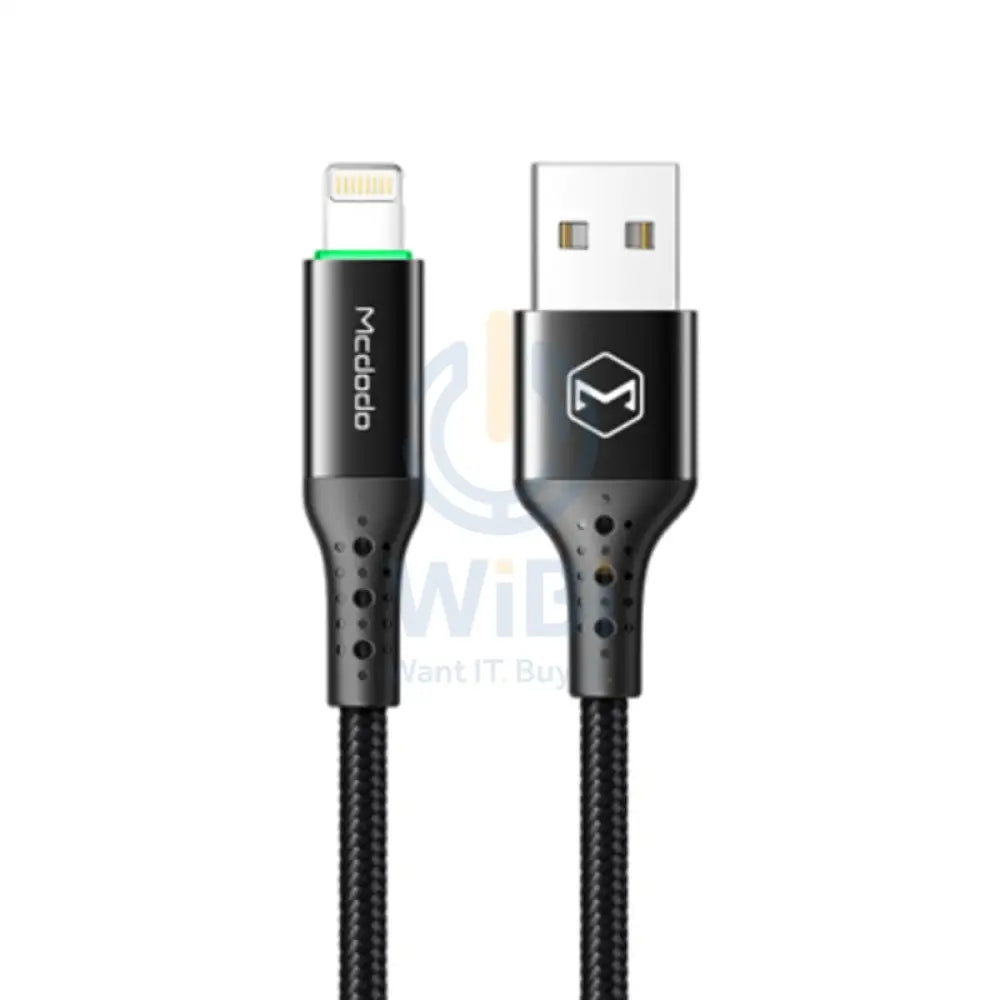 Mcdodo CA-8060 Auto Power Off Data Cable for Lightning - 1.2 M / Black Accessories > Cables & Converters > Cables