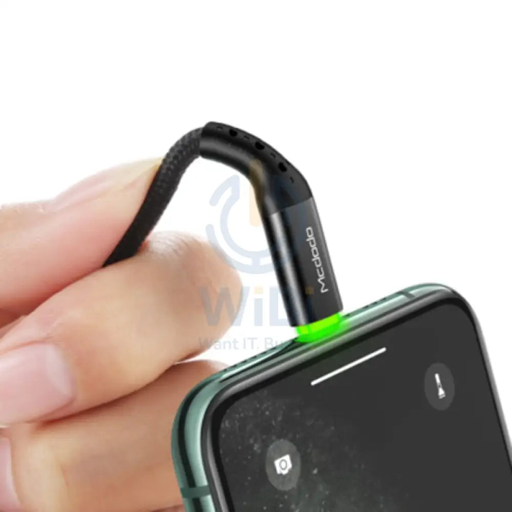 Mcdodo CA-8060 Auto Power Off Data Cable for Lightning - 1.2 M / Black Accessories > Cables & Converters > Cables