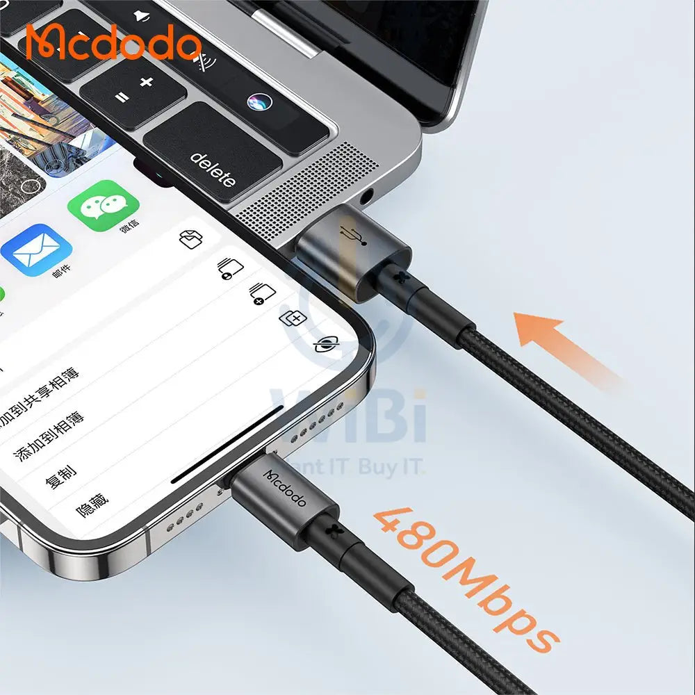 Mcdodo CA358 1.8M 3A Lightning Cable Accessories > Mobiles & Tablets > Tablets