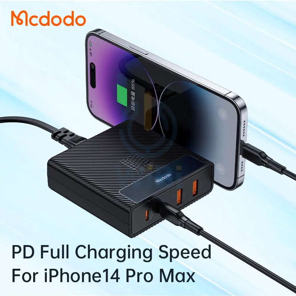 Mcdodo CH-1801 PowiGaN 100W PD Quick Charging Station 2 PD + 2 USB Fast Charging Accessories > Power Adapters > Offer