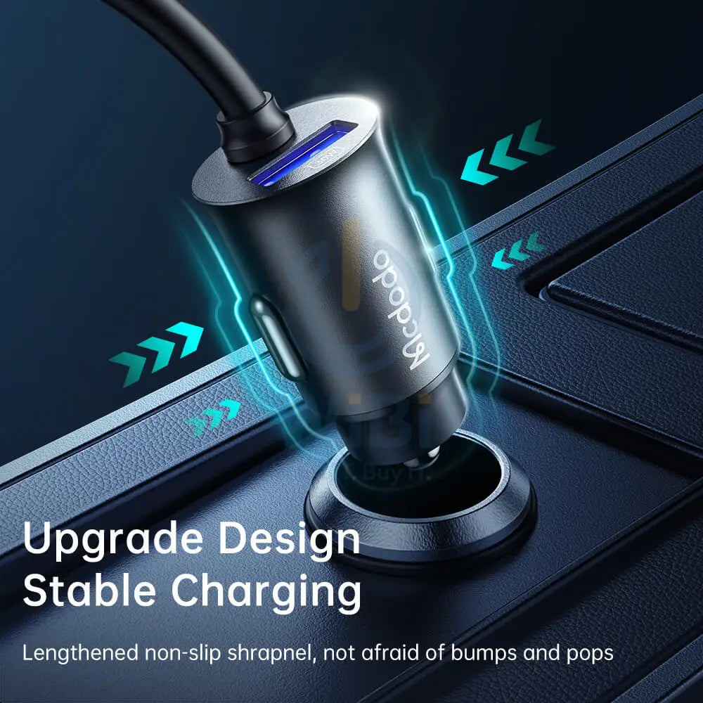 Mcdodo Digital Display Car Charger 5 Ports 107W CC-1900 Accessories > Power Adapters