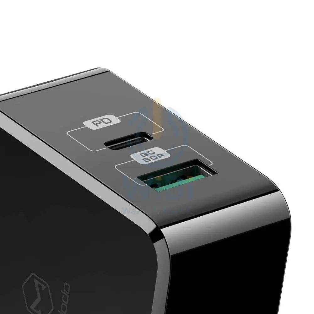 Mcdodo Dual USB Wall Charger With Type-C To Lightning Cable - 30W / Black Accessories > Power Adapters